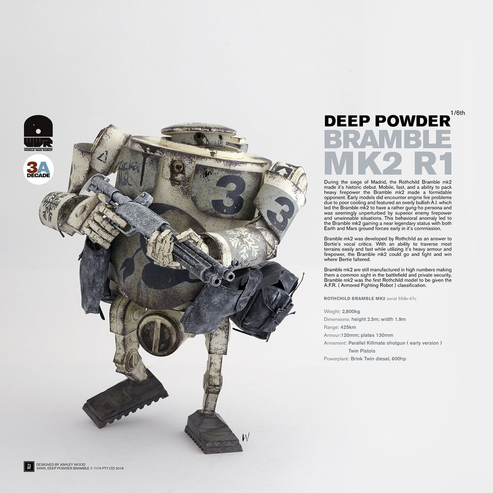 3a Toys 新品预告 Deep Powder Bramble Mk2 R1 拆盒网